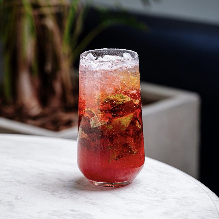 К Мохито клубничный